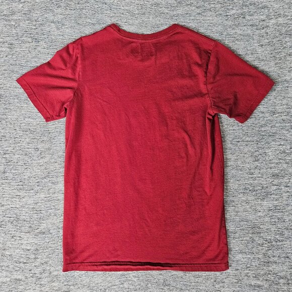 Dutch Bros Shirt Mens Medium Red Stay Up Late Change The World Graphic T Coffee - Picture 2 of 8